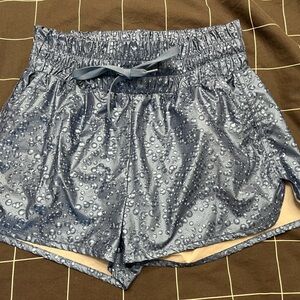 Zyia Blue steel bubbles shorts size M